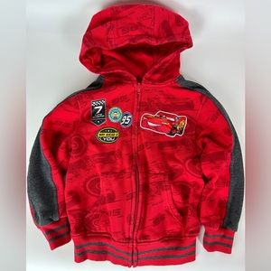 Disney Pixar’s CARS‎ 3 Zip-up Hoodie Sweatshirt Size 6